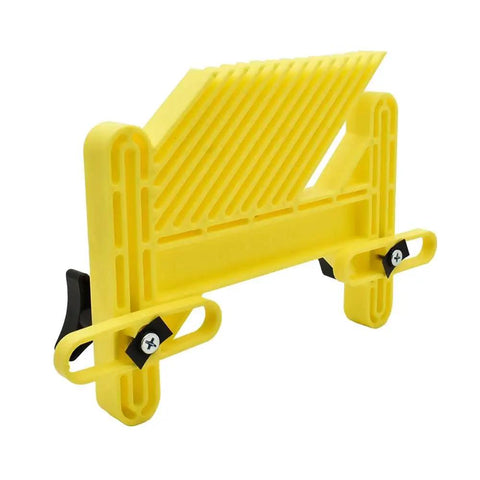 Rock Solid Miter Slot Featherboard keeps stock pin tight against tables using expanding nuts and locking knobs.