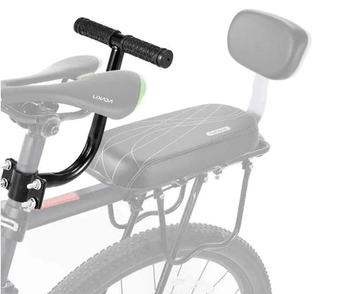 Rear Seat Armrest For Bikes With Non Slip Handlebar Grip Bend Design Grip Friendly Slip Resistant Comfort