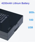 Hella Secure Smart Door Lock With 3D Fingerprint Scanner And Decoy Pin Feature Smooth Auto Deadbolt Heavy Duty Battery 4200mAh lithium battery.