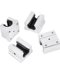 Built Tough Linear Bearing Rail Slide Shaft Kit With SBR12UU Bushings For Cnc And Diy Builds offers four precision linear motion blocks.