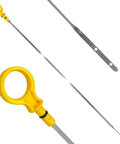 Engine Oil Dip Stick Replacement CJ5Z-6750-A For Accurate Oil Level Check Compatible With Ford 2.0L Models, double hole indicator.