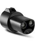 J1772 to Tesla Adapter 80 Amp 240V for All EVs Including Tesla Models S X 3 Y Cybertruck and NACS Alliance, black adapter
