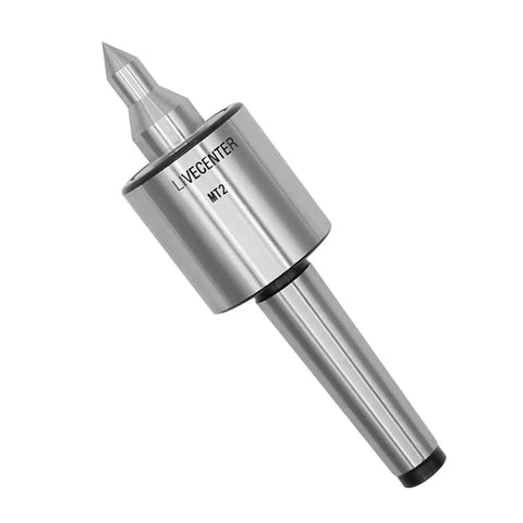 Live Center For Lathe CNC 2MT 60 Degree Morse Taper Long Spindle Tool Built Tough With 220 Lb Load Capacity Ultra Precise 0.000197 Inch Accuracy