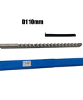 D110mm HSS push type keyway broach, A1-E1 sizes, for CNC milling; precision tool with blue packaging, standard inch, and metric fit.