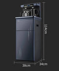 Vertical Hot And Cold Water Dispenser With Button Control, Dual Outlet Desktop Office Water Station, 114cm tall