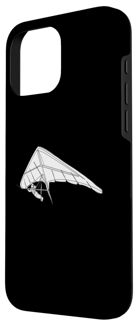 Hang Gliding Themed Iphone 16 Pro Max Case With Double Layer Protection Scratch Resistant Cover featuring hang glider design