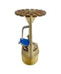 Heavy Duty UL FM Approved Upright Fire Sprinkler With Sleek Glass Bulb Trigger, solid brass design for reliable fire protection.