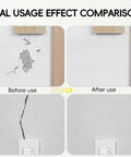 Drywall Repair Kit With Scraper 2 Pack Wall Putty For Mildew Peeling Paint Graffiti And Quick Fix For Cracks Dents And Scratches Includes Sandpaper Gloves And Precision Nozzle Tip No Pro Skills Needed comparison before and after