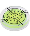 4 Pack 32mm Circular for spirit Level Wear Resistant for acrylic Bubble with precision markings and bright liquid.