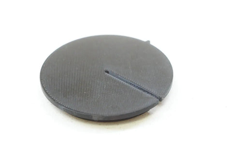 Delta 12 Inch Bandsaw Throat Plate Insert 62.5mm by 2.5mm Fit For Model 28 190 displayed from top view