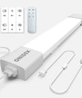 Under Cabinet Lights With Plug Dimmable 3000K To 6500K Color Temperature Wireless Control Panel And Remote 16 Inch