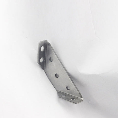 Heavy Duty Stainless Steel Trapezoid Corner Brackets 10 Pieces Set Fixed And Reinforced Shelf Supports For Furniture Durable Silver Angle Braces