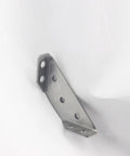 Heavy Duty Stainless Steel Angle Corner Braces Trapezoid Shelf Brackets 10 Pack with counterbored mounting holes for clean look