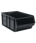 Magnum Recycled Plastic Beefy Heavy Duty Part Organizer Bins Black 29 Inches Long By 18 Inches Wide By 11 Inches High