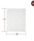 Chamber Vacuum Pouches 3 Mil Thick, 10 x 13 Inches, BPA Free Pre Cut Bags With Tear Notch, Pack Of 1000 For Chamber Sealer Machines