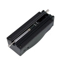 Pro Grade Digital Surface Roughness Tester for Ra and Rz, Compact Gauge ISO DIN ANSI JIS Compliance shown from top view