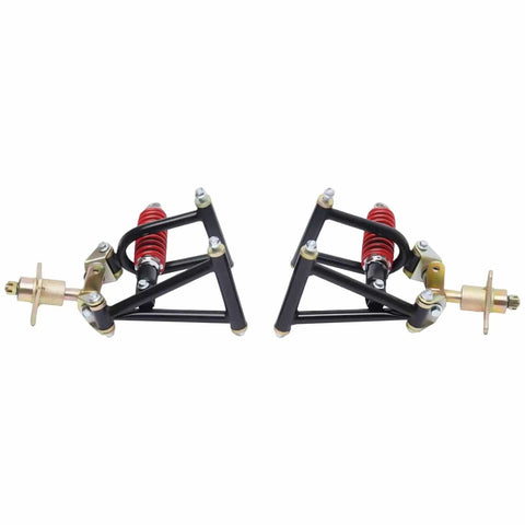 Front Suspension Swingarm Assembly Upgrade Kit With Upper And Lower Swingarms And Shocks for DIY ATV Quad Bike Buggy Go Kart Parts