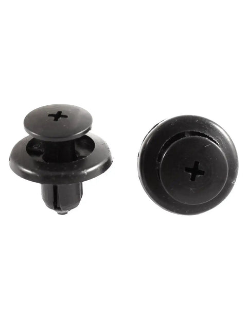 Heavy Duty Black Plastic Rivets For Door Trim Panel And Hood With Slick Tight Fit 15 Pack Premium Auto Fastener Clips Under Engine Guard Retainer Gearhead Approved