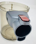 Replacement Dust Bin For Greenote GSC50 Vacuum Compatible 6 Liter Collection Container with gray handle and dustproof cover.
