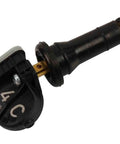 Close-up of OEM quality tire pressure monitor sensor for GM rides with hassle free bolt on swap and long lasting battery.