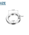 1 Inch Split Lock Washer Set 5 Pieces 304 Stainless Steel Spring Lock Washers For Screws And Bolts with dimensions labeled