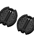 2 Pair Toddler Tricycle Pedals Replacement Five Sixteenth Inch Spindle Axle Kid Friendly Trikes, Flat Pedals, Black