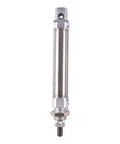 Double Acting Pneumatic Cylinder DSNU 25mm Bore 80mm Stroke PPV A 19247 Industrial Air Cylinder vertical front view