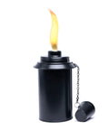 Replacement 12 Oz Tiki Torch Canister With Snuffer Cap Attached Easy Fill Aluminum Metal Torch Fuel Canister Perfect For Tiki Torches Missing Caps 1 Pack