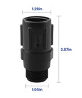 2 Pack 25 PSI Garden Hose Pressure Regulator For Drip Irrigation Systems Three Quarter Inch FHT To Three Quarter Inch MHT