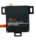 Two Pack DS239MG Digital Servo Motor With Metal Gear For RC Glider And Fixed Wing Planes front view