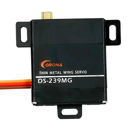 Two Pack DS239MG Digital Servo Motor With Metal Gear For RC Glider And Fixed Wing Planes front view