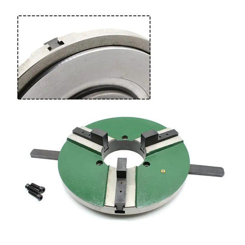 Heavy Duty 3-Jaw Lathe Chuck 12 Inch Self-Centering Beefy Grip for efficient wood lathe and metalworking tasks.