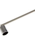 Bad Boy Stainless Steel Candle Snuffer With Super Long Handle And Slick Silver Plating, polished stainless steel design.