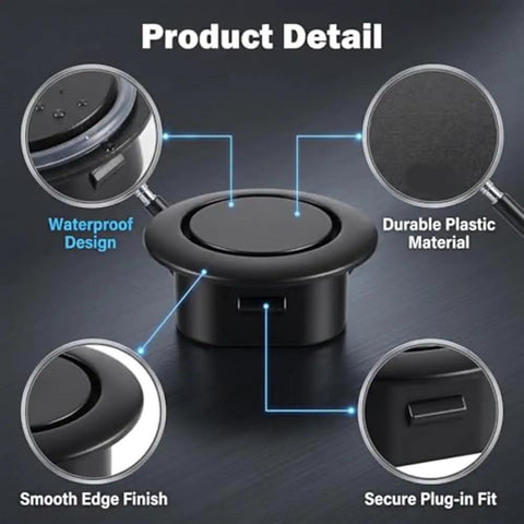 Heavy Duty Bumper Sensor Hole Cover For Chevy Volt Bolt EV EUV Blazer EV detailing waterproof design and durable material.
