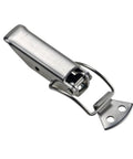Heavy Duty 304 Stainless Steel Hasp Latch With Spring Action For Secure Chassis Cabinet Toolbox Draw And Toggle Installation super tough grip, detailed view.