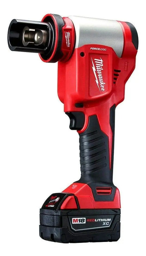 18V Cordless Knockout Tool Kit With Die Set, Force Logic Hydraulic Pump Delivers Up To 10 Tons, 1/2 In To 4 In Capacity tool