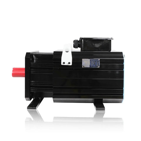 Side view of Three Phase AC Hydraulic Water Cooled Servo Motor Permanent Magnet Synchronous Servo Motor YYT18 130F152RN 130 Nm 1500 RPM