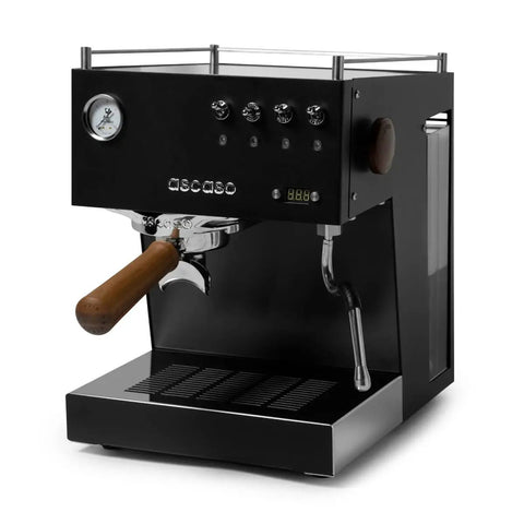 Duo Espresso Machine With PID Temperature Control, Barista-Level Precision, Programmable Volumetric Shots, Black 120V