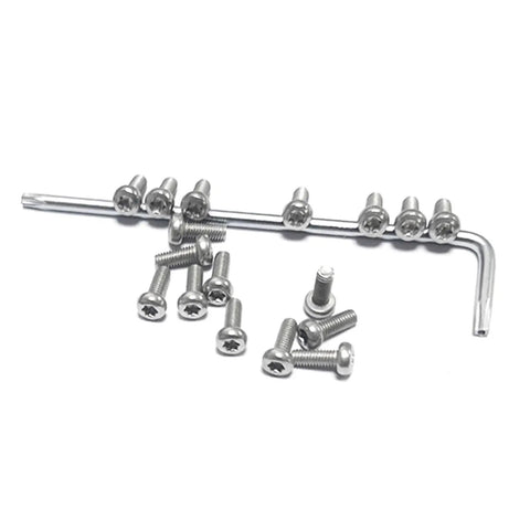Replacement Bottom Battery Cover Screw Set For M365 Electric Scooter with metal deck screws and Allen key, easy repair