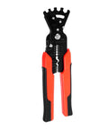Badass Heavy Duty Wire Stripper And Crimper Pliers With Slick Bending Jaw Pro Grade Electrician Gear with rubber grips and precision cuts.