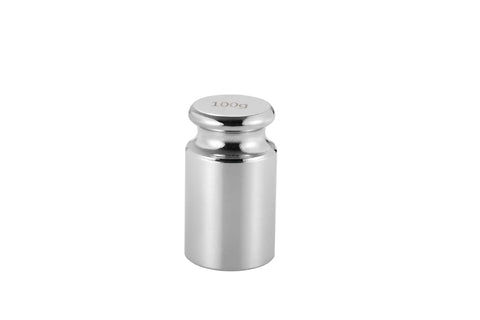 Stainless steel 100g calibration weight for digital scales and lab balances, pro grade, non-magnetic, accurate and durable