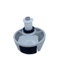 Front wheel for Xiaomi robot vacuum cleaners (X10+/X10/Omni 1S) - white plastic wheel with metal axle