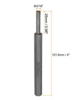 3/16 Inch Non Marring Pin Punch Drive Tool Built Tough From Carbon Steel A Handy Center Hole Alignment Punch For Watch Repair Jewelry Making Auto Metalworking And Diy Craft Projects. Image shows pin punch with measurements 3/16 inch diameter and 101.6mm length.
