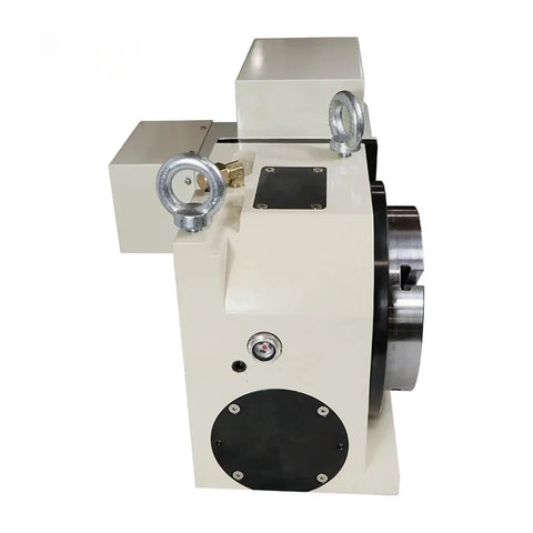 Side view of 4th Axis CNC Rotary Table TB170 for Milling Machines Built To Last Workhorse Stable And Durable Build Space Saving Compact Design