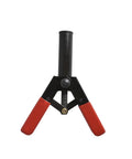 Heavy Duty Alloy Steel Rivet Gun Assortment Kit, ergonomic red-handled tool designed for one-handed use in manual fastener application.