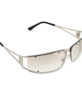 Dope Metal Frame Retro Sunglasses For Women With Hollow Design, Street Style Summer Outdoor Shades for Driving, Workout, Travel, and Selfies