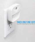 Night Light LED Plug In Wall Night Lights With Dusk To Dawn Sensor Auto On And Off For Hallways Kitchen Bathroom Bedroom Home Improvement