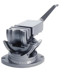 3 Axis Precision Tilting Vise With 3 Inch Jaw Width And 3 Inch Opening For Milling And Machining 360 Degree Swivel Base