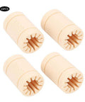 LM8UU Bearing Plastic Linear Bushing Set For 3D Printers, 10 Pieces, beige color, showing open design without lubricant