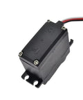 Ridin High With This Heavy Duty Digital Servo Motor Boasting Rock Solid Six Kilogram Torque And Precise 270 Degree Rotation For All Your Rig Or Toy Build, black plastic casing, visible wires.